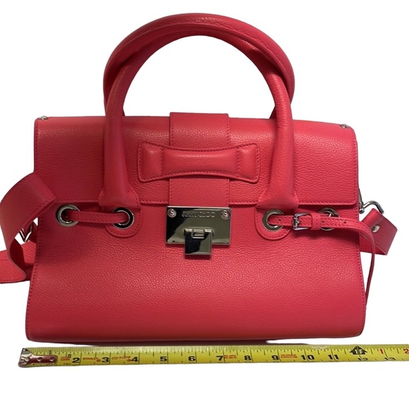 HOLD—-JIMMY CHOO Handbag in hot pink NWT - Picture 9 of 11